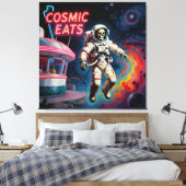 LAST CHANCE CAFE-FOOD TO DIE FOR キャンバスプリント (インサイチュ (寝室))