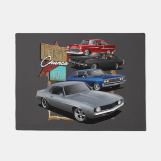 Last Chance Garage Cars ドアマット