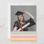 Last Danceレトロ卒業パーティー写真 招待状 (裏面)