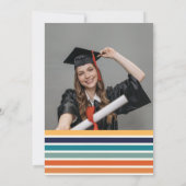 Last Danceレトロ卒業パーティー写真 招待状 (裏面)