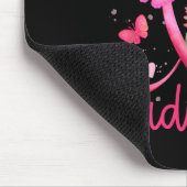 Last Day Of Radiation Floral Heart Breast Cancer S マウスパッド (コーナー)