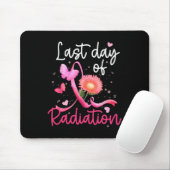 Last Day Of Radiation Floral Heart Breast Cancer S マウスパッド (マウス)
