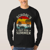 Last Day Of School Retro Schools Out For Summer 11 Tシャツ (正面)
