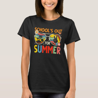 Last Day Of School Retro Schools Out For Summer Te Tシャツ