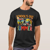 Last Day Of School Retro Schools Out For Summer Te Tシャツ (正面)