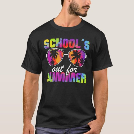 Last Day Of School Schools Out For Summer Teacher  Tシャツ (正面)