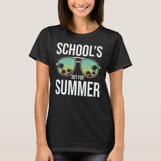Last Day Of School's Out For Summer Last Day Schoo Tシャツ (正面)