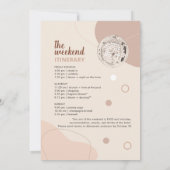 Last Discoバチェロレッテ週末パーティーの日程 招待状 (裏面)