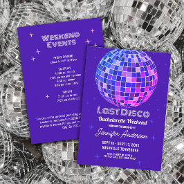 Last Disco 70sレトロ宇宙バチェロレッテ週末 招待状