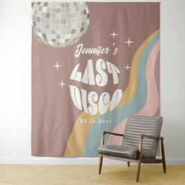 Last Disco 70sレトロGroovyバチェロレッテ週末 タペストリー