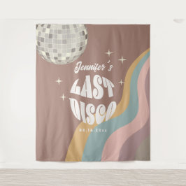 Last Disco 70sレトロGroovyバチェロレッテ週末 タペストリー