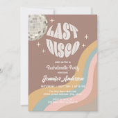 Last Disco 70sレトロGroovyバチェロレッテ 招待状 (正面)