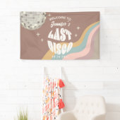 Last Disco 70sレトロGroovyバチェロレッテ 横断幕 (インサイチュ)