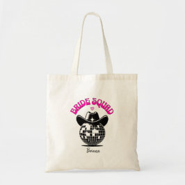 last disco bride squad 70s bachelorette party  トートバッグ