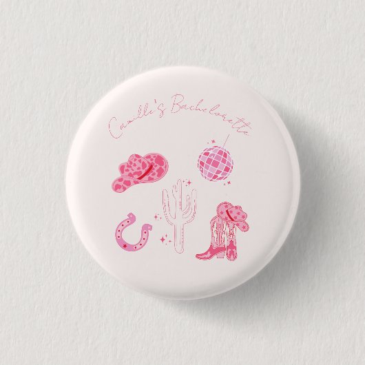 Last Disco Rodeoバチェロレッテウィークエンドパーティー 缶バッジ (正面)