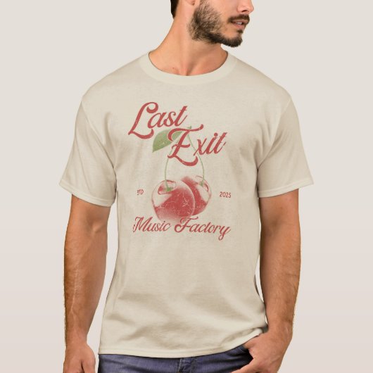 Last Exit Music Factory- チェリー - Tシャツ (正面)