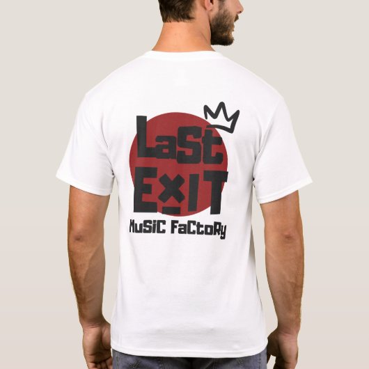 Last Exit Music Factory- Crown logo T-Shirt Tシャツ (裏面)
