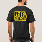 Last Exit Music Factory Logo- Square Tシャツ (裏面)
