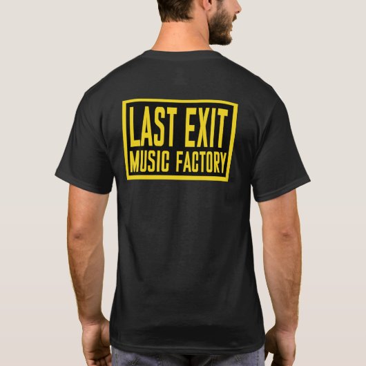 Last Exit Music Factory Logo- Square Tシャツ (裏面)