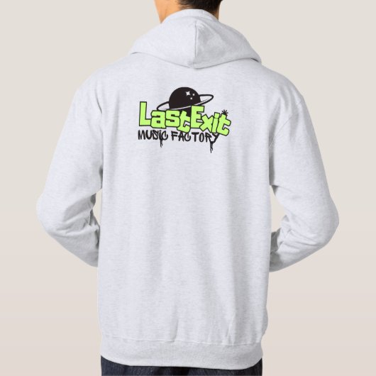 Last Exit Music Factory- Planet パーカ (裏面)