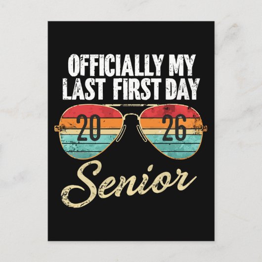 Last First Day Senior 2026 ポストカード (正面)