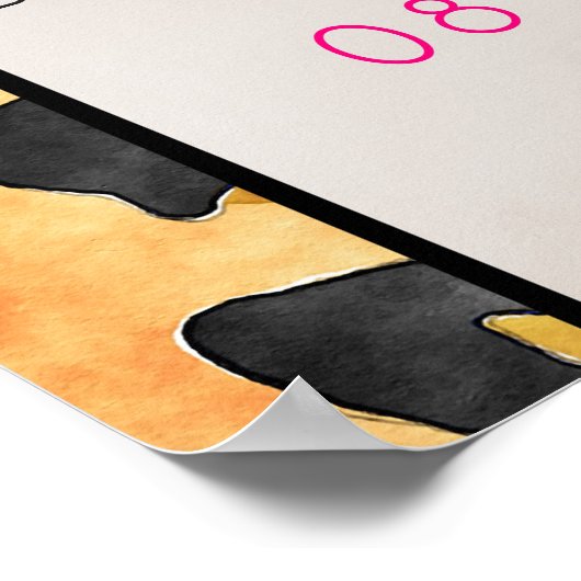 Last Fling Before The Ring Wild Print Bachelorette ポスター (角)