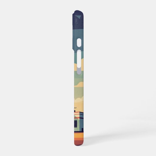 Last Gas Stop iPhone 16ケース (左側面)