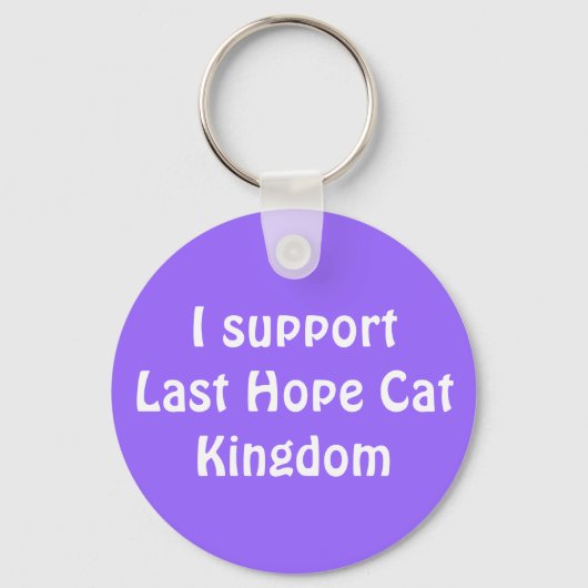 Last Hope Cat Kingdom Keychainをサポート キーホルダー (正面)