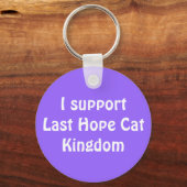 Last Hope Cat Kingdom Keychainをサポート キーホルダー (正面)