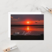 Last Light | 夏の夕焼け ポストカード (正面/裏面インサイチュ)