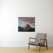 Last light of sun on mountain Mangart，スロベニア タペストリー (インサイチュ(横))