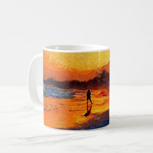 Last Light of the Day Coffee Cup or Mug コーヒーマグカップ (正面左)