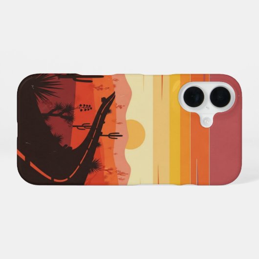 Last Light Ridge iPhone 16ケース (裏面横)