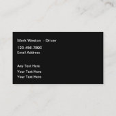 Last Mileデリバリートラックサービス名刺 名刺 (裏面)