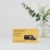 Last Mileローカル配信サービス 名刺 (スタンド正面)