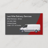 Last Mile Delivery Courier Shipping 名刺 (正面)