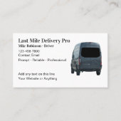 Last Mile Delivery Services名刺テンプレート 名刺 (正面)