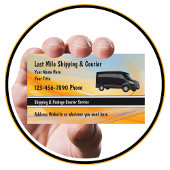 Last Mile Shipping & Courier Glossy 名刺