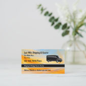 Last Mile Shipping & Courier Glossy 名刺 (スタンド正面)