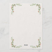 Last-Minute Family Christmas Party Invitation  招待状 (裏面)