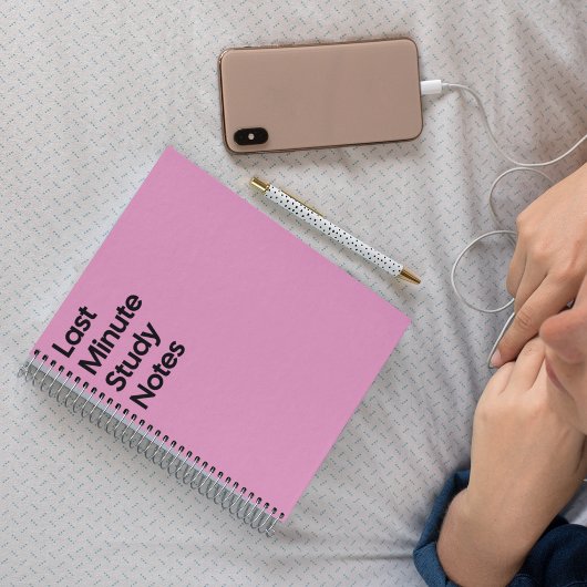 Last Minute Study Notebook ノートブック