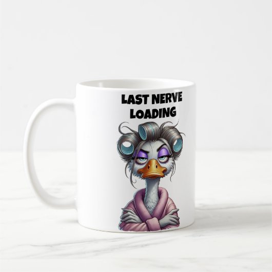 Last Nerve Loading Mom コーヒーマグカップ (左)