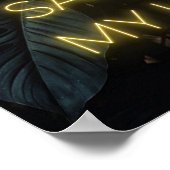 "Last night a DJ saved my life" Lyrics ポスター (角)