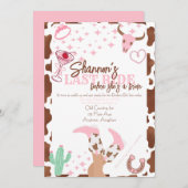 Last Ride Bachelorette Party 招待状 (正面/裏面)