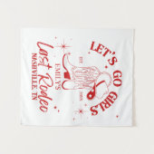Last Rodeo Bachelorette Party Banner, Let’s Go Gir タペストリー (正面(横))