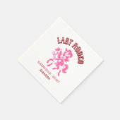 last rodeo bachelorette party pink horse スタンダードカクテルナプキン (角)