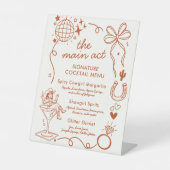 Last Rodeo Bachelorette Party Signature Drink  台座サイン (正面)