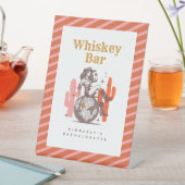 Last Rodeo Cowgirl Whiskey Bar Bachelorette Party  台座サイン (インサイチュ)