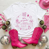 Last Rodeo Disco Cowgirl Bachelorette Party Tシャツ