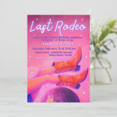 Last Rodeo - Disco Cowgirl Bachelorette Weekend 招待状 (スタンド正面)